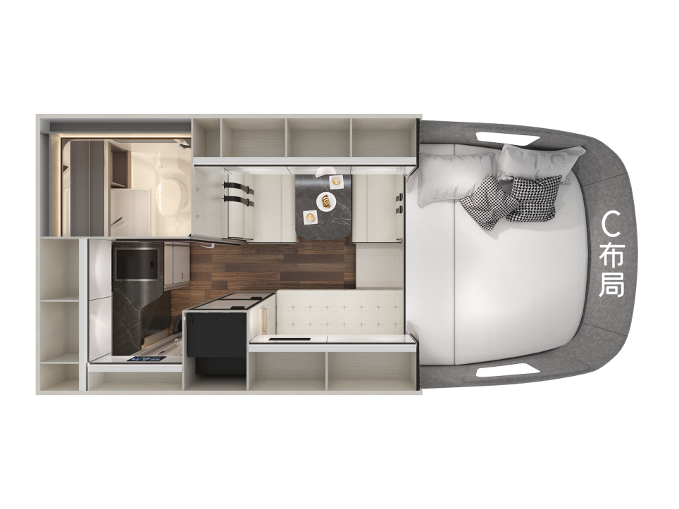 自由炮系列房車布局盤點，總有一款適合你！